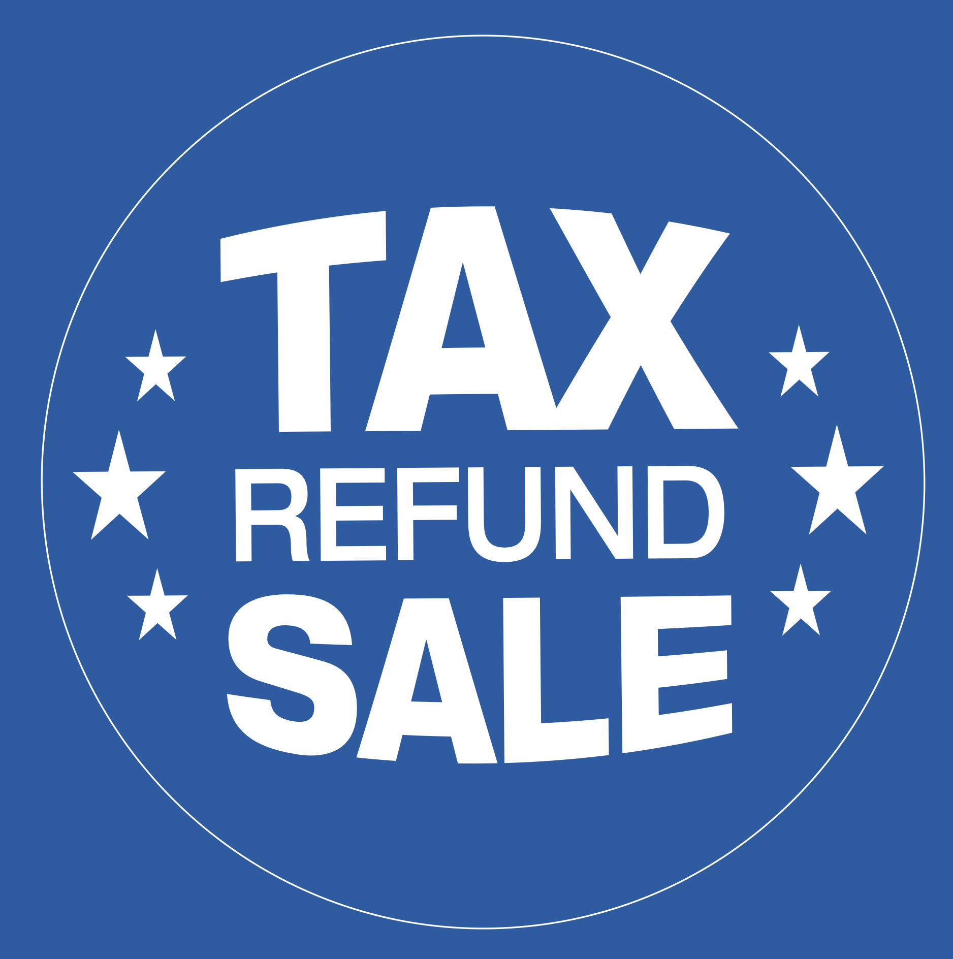 Tax Refund Sale badge